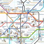London Attraction Map With Tube – Uk Map   Printable Map Of London With Attractions
