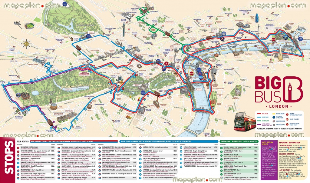 London Maps - Top Tourist Attractions - Free, Printable City Street - Printable Map Of London England