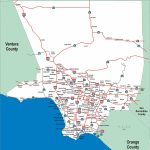 Los Angeles Highway Map   Los Angeles Highways Map (California   Usa)   Van Nuys California Map