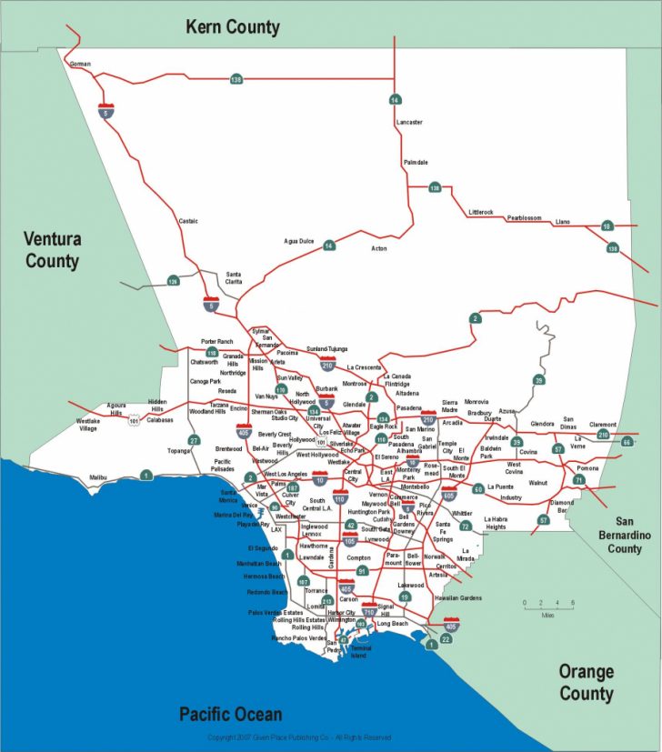 Van Nuys California Map