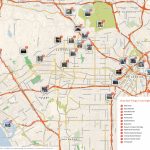 Los Angeles Printable Tourist Map | Sygic Travel   Los Angeles Freeway Map Printable