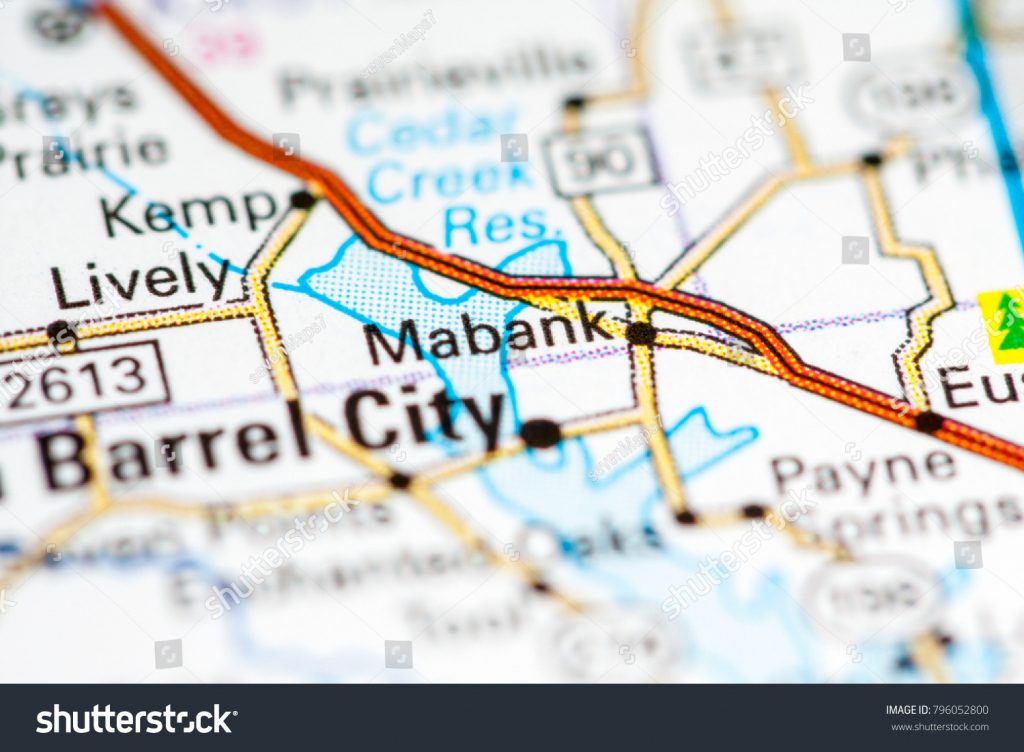 Mabank Texas Usa On Map Stock Photo Edit Now 796052800 Mabank Texas Map 1024x752 