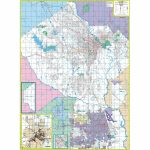 Macon And Bibb County, Ga Wall Map   The Map Shop   Printable Map Of Macon Ga