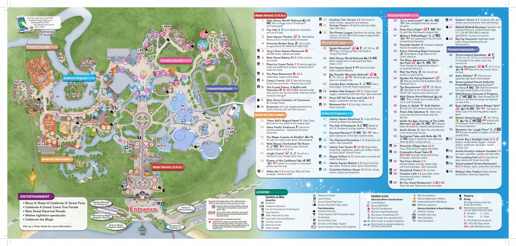 disney world orlando magic kingdom map