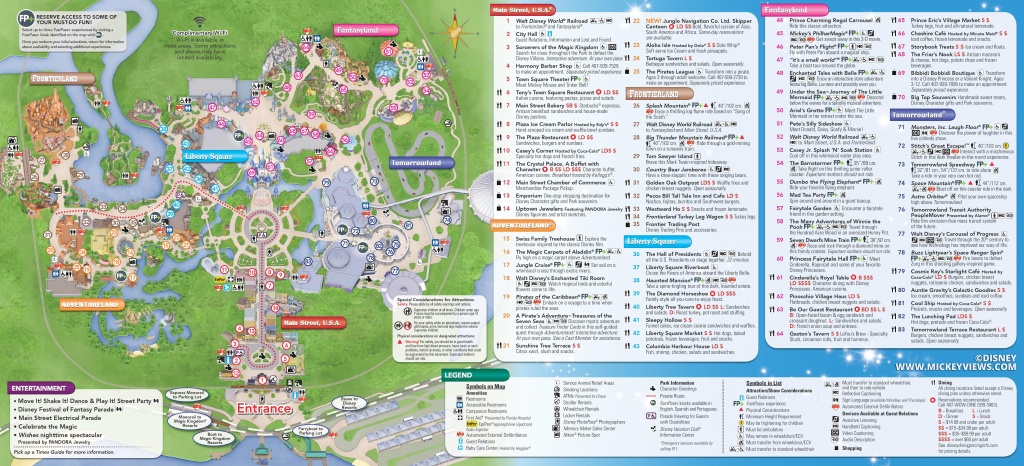 Magic Kingdom Map 2016 Walt Disney World 2 - World Wide Maps - Disney World Map 2017 Printable