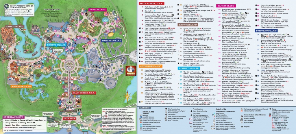 Magic Kingdom Park Map | Disney In 2019 | Disney World Map, Disney - Disney Florida Maps 2018