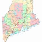 Maine Printable Map   Printable Map Of Maine Coast