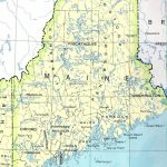 Maine Printable Map   Printable Road Map Of Maine