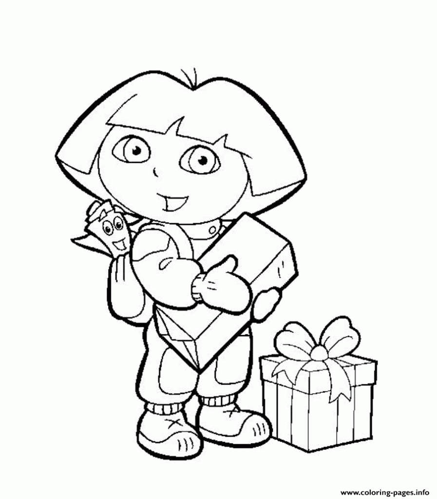 Map And Dora The Explorer Sc35C Coloring Pages Printable - Dora Map Printable