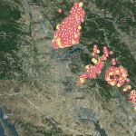 Map: Buildings Damaged, Destroyed In October California Fire Siege   Map Of California Fire Damage
