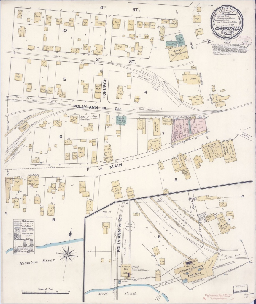 Map, California, Sonoma County | Library Of Congress - Thomas Guide Southern California Arterial Map
