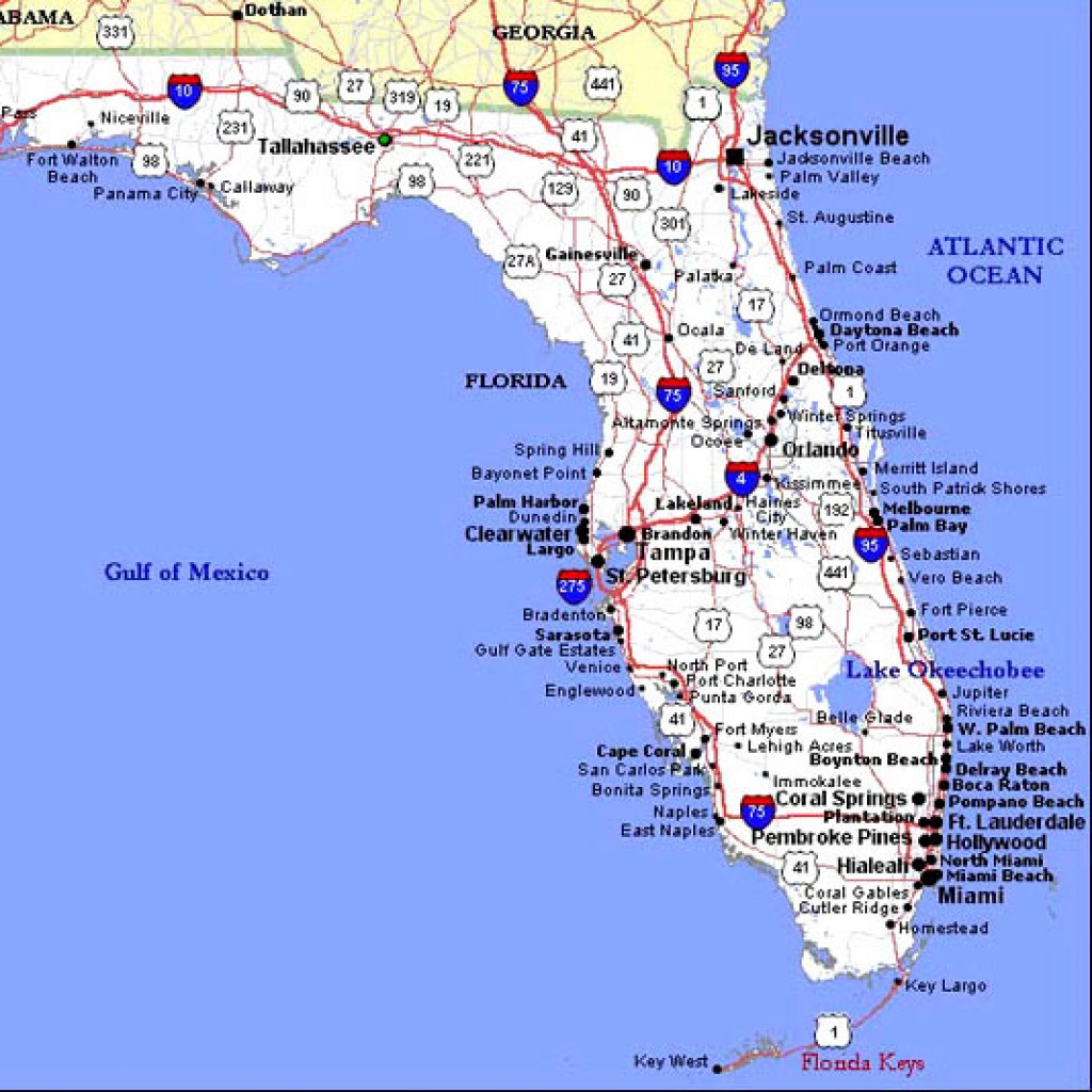Map Central Florida Central Florida Attractions Map 
