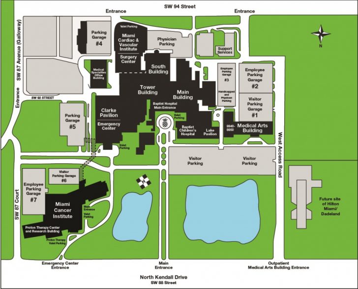 Map & Directions | Baptist Hospital Of Miami - Florida Hospital South ...