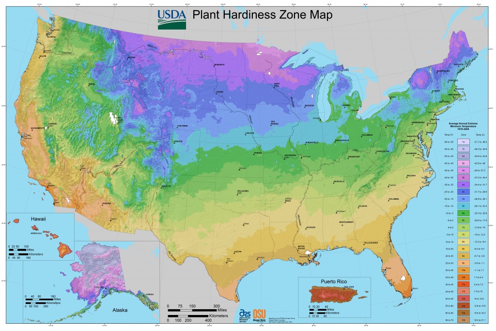 Map Downloads | Usda Plant Hardiness Zone Map - Usda Zone Map Florida
