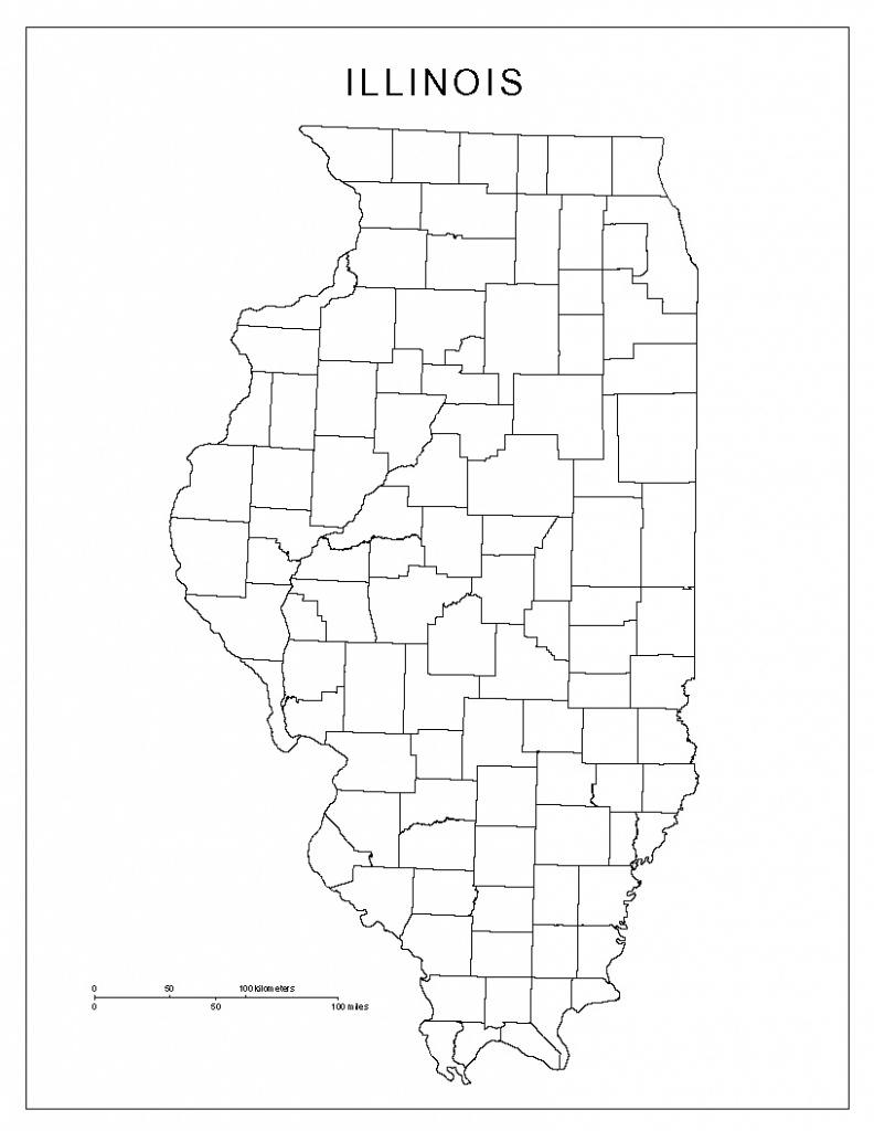Map Illinois County And Travel Information | Download Free Map - Illinois County Map With Cities Printable