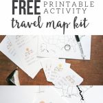 Map My Trip For Kids | Free Printables And Templates | My Travel Map   Printable Road Trip Maps