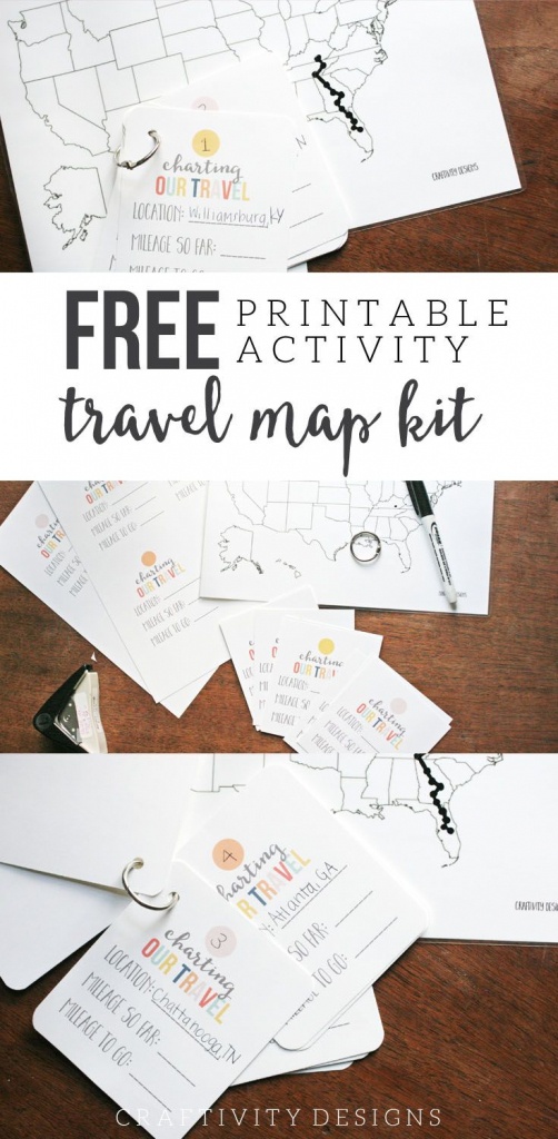 Map My Trip For Kids | Free Printables And Templates | My Travel Map - Printable Road Trip Maps