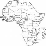 Map Of Africa Printable Black And White | Amsterdamcg   Map Of Africa Printable Black And White