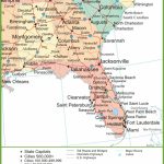 Map Of Alabama, Georgia And Florida   North Port Florida Map