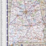 Map Of Alabama With Cities And Towns   Printable Map Of Alabama