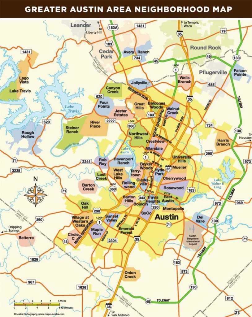 Map Of Austin Texas Area - Map Of Austin Tx Area (Texas - Usa) - Austin Tx Map Of Texas