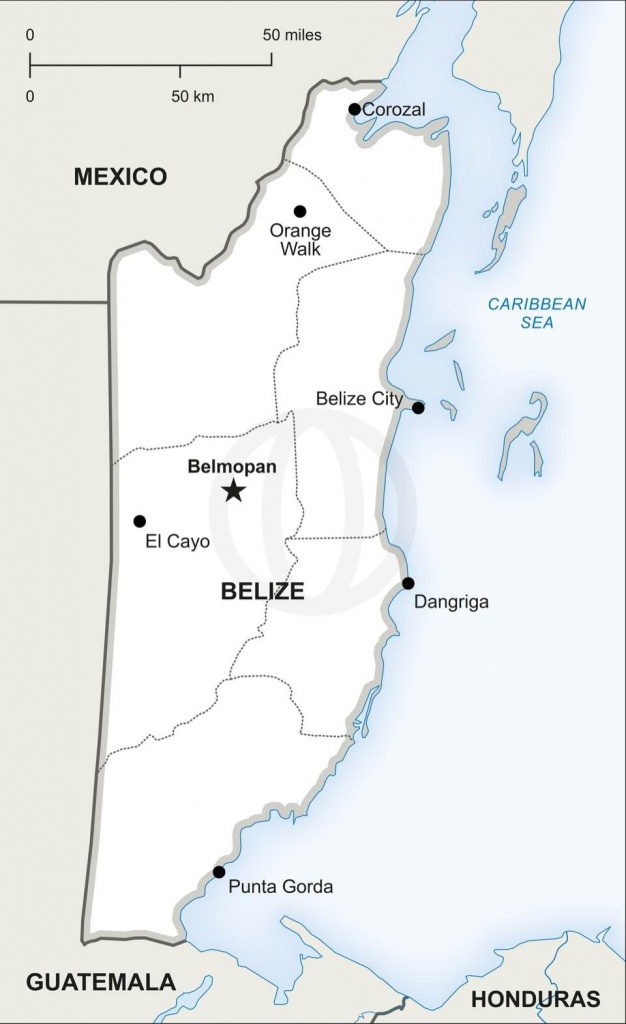 Map Of Belize Political | Maps &amp;amp; Charts | Map Of Belize, Map Vector, Map - Printable Map Of Belize