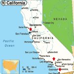 Map Of Ca With All Cities And Travel Information | Download Free Map   Map Of California Cities