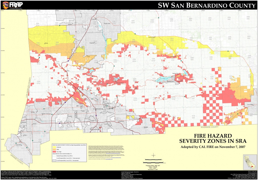 Map Of California Showing San Bernardino And Travel Information - Map Of San Bernardino County California