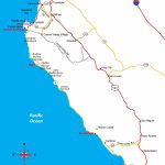 Map Of California's Central Coast   Big Sur, Carmel, Monterey   Map Of California Coast