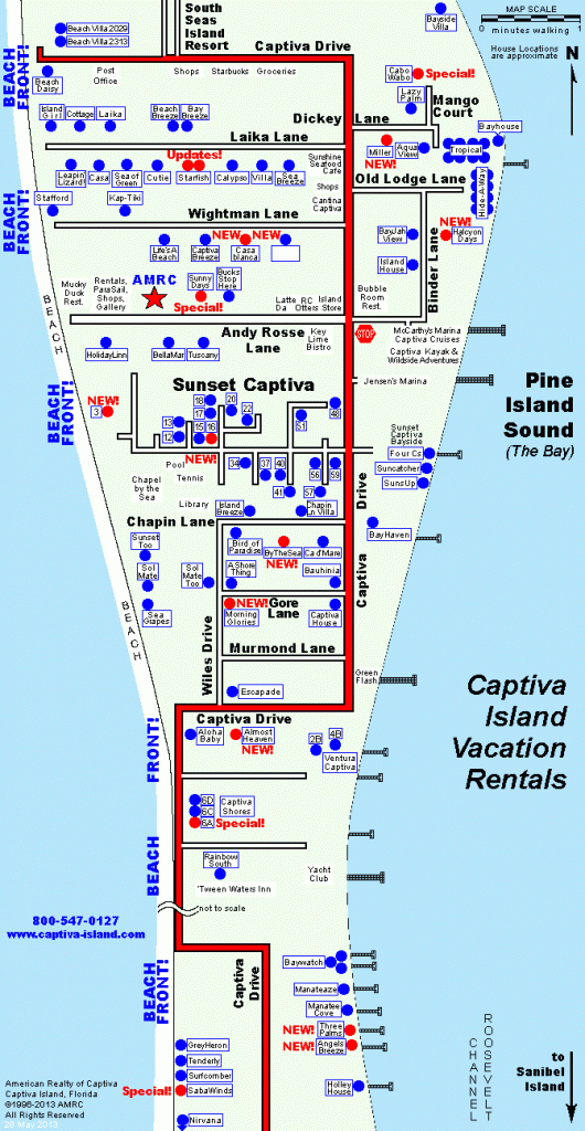 Map Of Captiva Village | Sanibel Island, Florida In 2019 | Marco - Captiva Florida Map