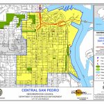 Map Of Central Boundaries | Central San Pedro Neighborhood Council   San Pedro California Map
