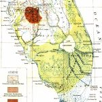 Map Of Everglades Drainage, 1913   Florida Everglades Map
