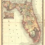 Map Of Florida. H.h. Hardesty, Rand, Mcnally & Co. 1883. From   Florida Old Map
