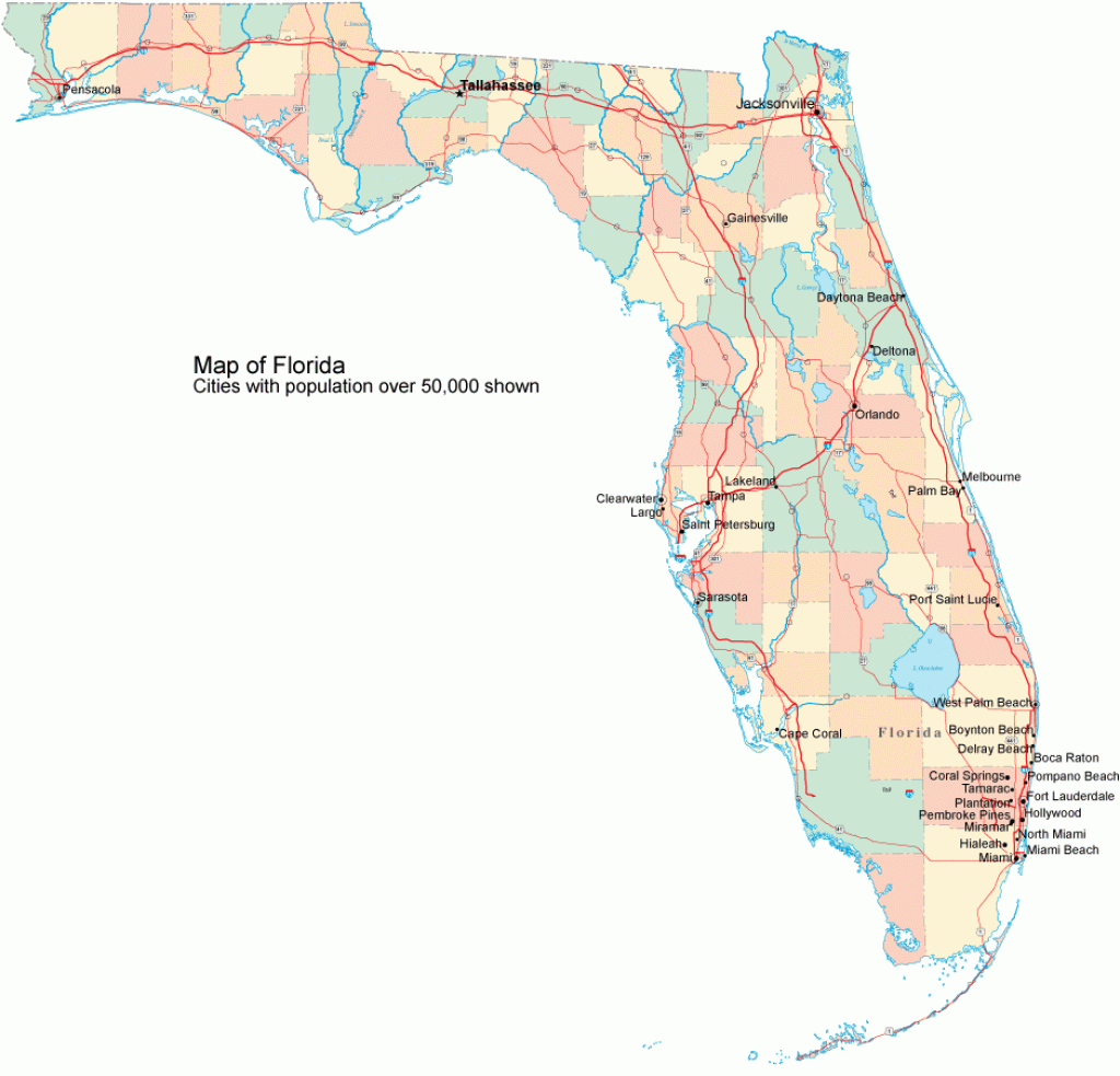 Map Of Florida Pompano Beach | Download Them And Print - Pompano Florida Map