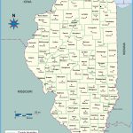 Map Of Illinois Counties With Names Towns Cities Printable   Printable Map Of Illinois