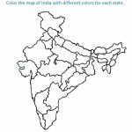 Map Of India For Kids   Coloring Home   Printable Map Of India