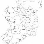 Map Of Ireland Counties Black And White – Uk Map   Printable Black And White Map Of Ireland