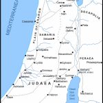 Map Of Israel In The Time Of Jesus Christ With Roads (Bible History   Printable Bible Maps For Kids