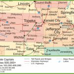 Map Of Kansas And Missouri   Printable Map Of Kansas
