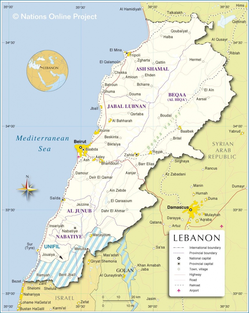 Map Of Lebanon | Travel In 2019 | Lebanon Map, Map, Middle East Map - Printable Map Of Lebanon