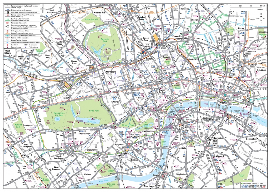 Central London Map Printable - Printable Maps