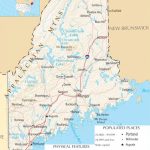 Map Of Maine | Maine State Map   A Large Detailed Map Of Maine State   Printable Road Map Of Maine