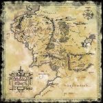 Map Of Middle Earth (2400X2424) In 2019 | Paige's Gift | Middle   Printable Lord Of The Rings Map