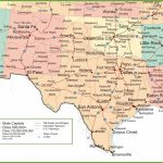 Map Of New Mexico, Oklahoma And Texas   Texas Arkansas Map