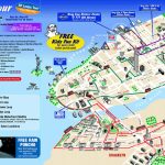 Map Of New York City Attractions Printable |  Tourist Map Of New   Manhattan Map With Attractions Printable