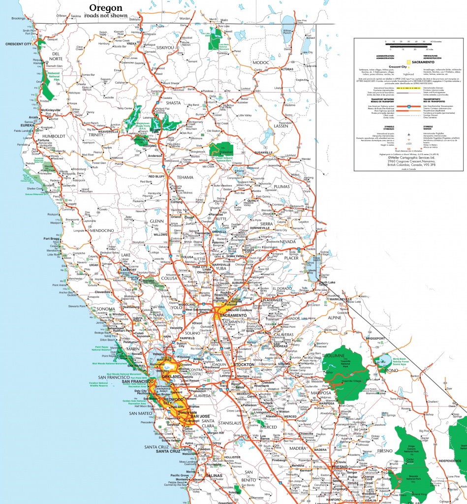 Map Of Northern California - Map Of Northern California Cities And Towns