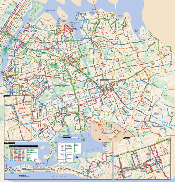 Printable Manhattan Bus Map
