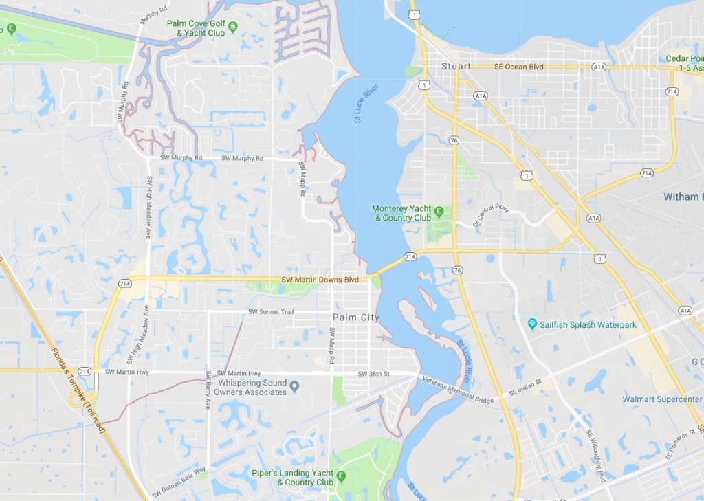 Map Of Palm City Florida - Palm City - Palm City Florida Map