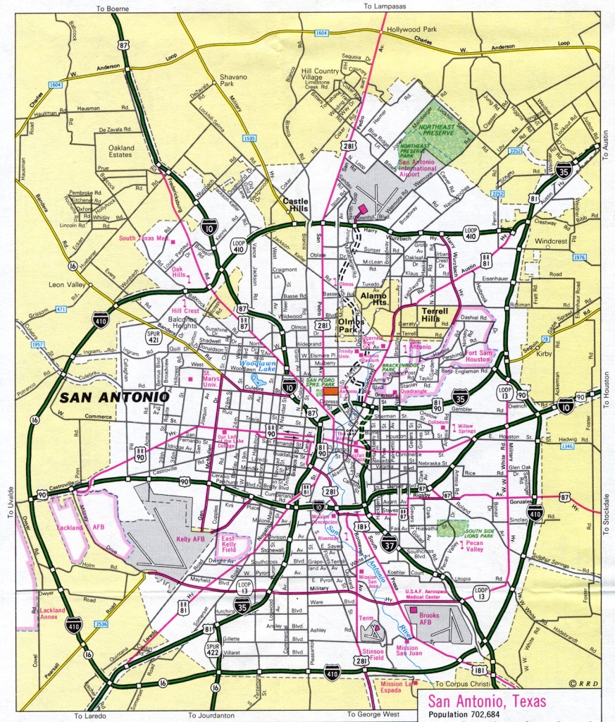 San Antonio Zip Code Map Printable Printable Maps