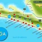 Map Of Scenic Highway 30A/south Walton, Fl Beaches | Florida: The   Grayton Beach Florida Map